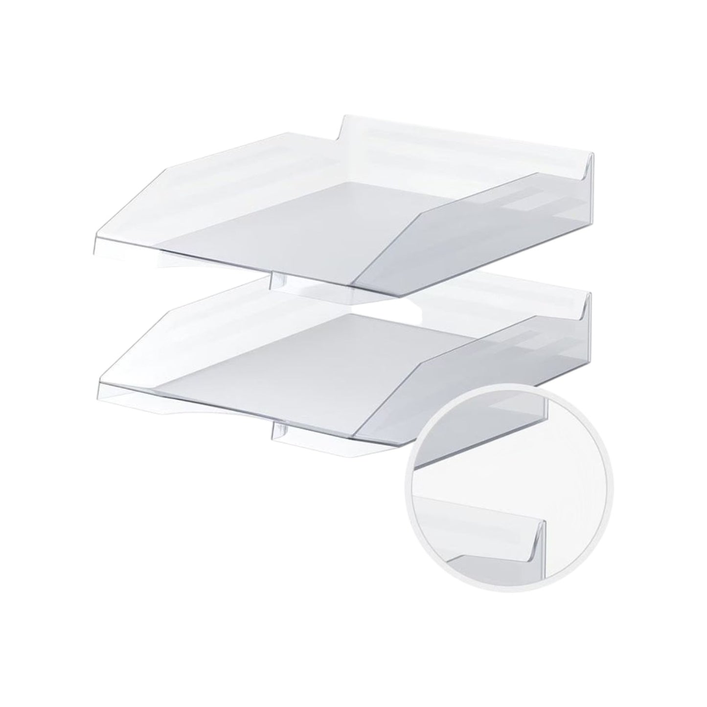 Erich Krause Transparent Office Plastic Paper Tray