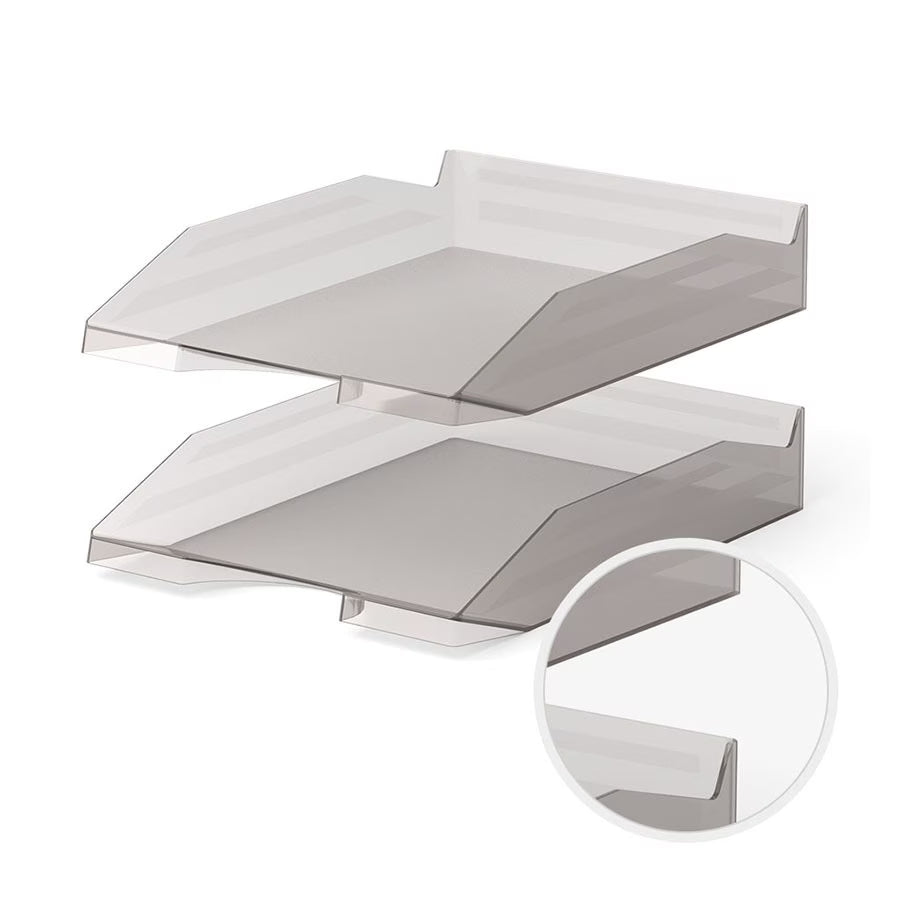 Erich Krause Transparent Office Plastic Paper Tray