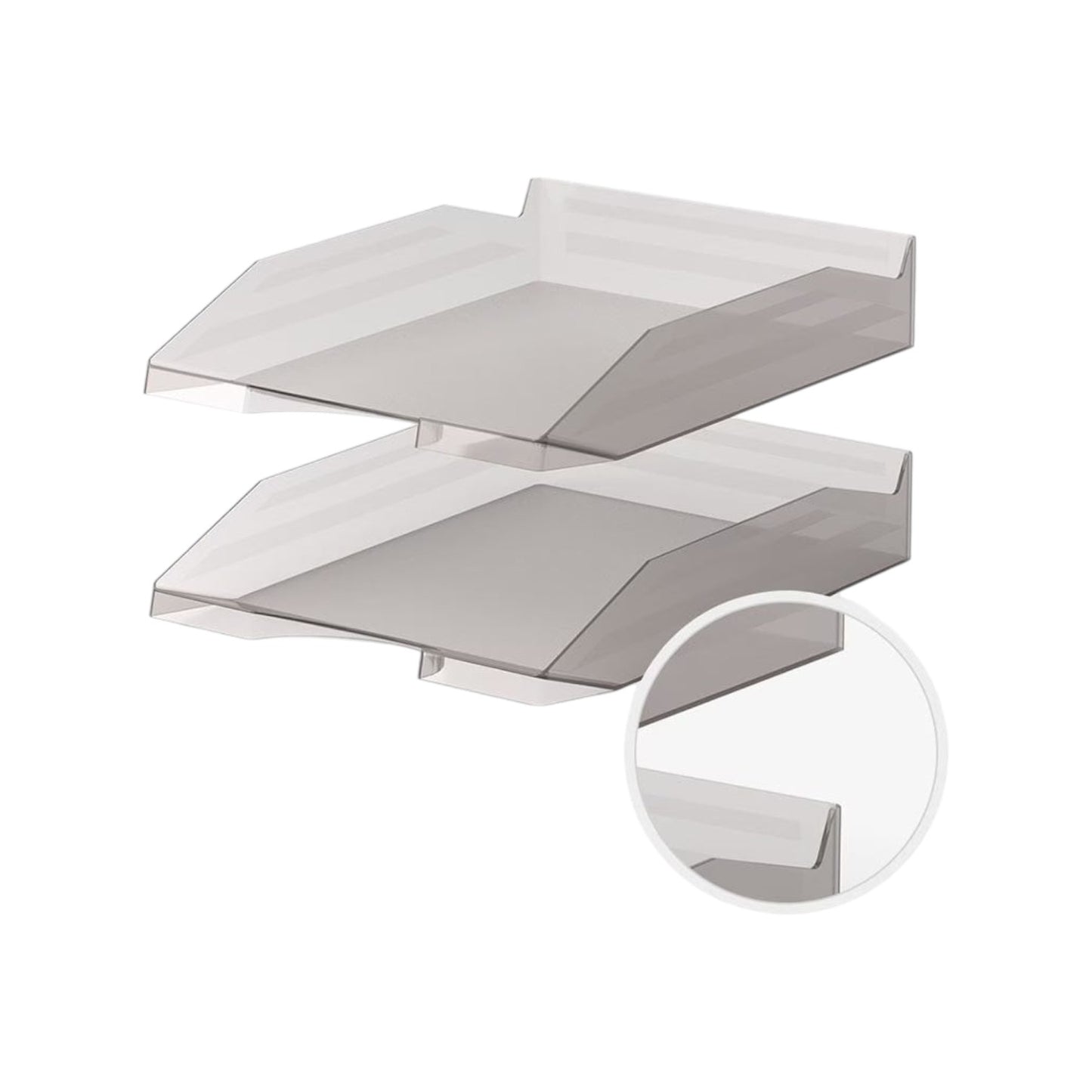 Erich Krause Transparent Office Plastic Paper Tray