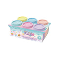 Keyroad modeling clay – 6-pack pastel colors 450g model KR972562