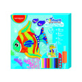 Keyroad Ocean Colored Modeling Clay – 90g – Box of 12 Sticks + Rolling Pin + Shaping Knife