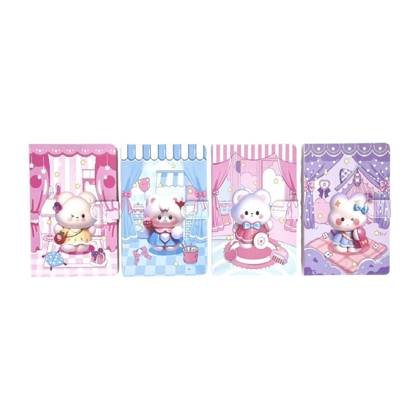 SIMBA B6 Hard Cover Spiral Notebook Ruled Cream Paper 80 Sheets Model 8600-1