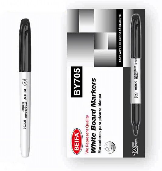 Whiteboard Pen, Beifa Round Tip  - 1 Pen