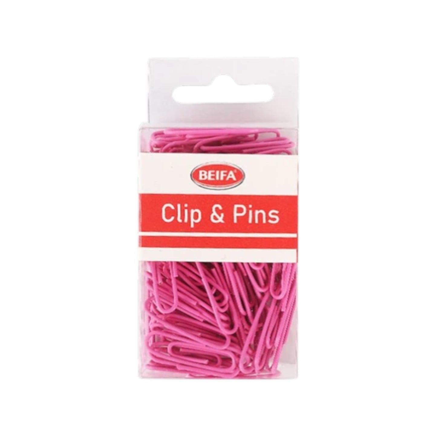 Beifa Paper Clips in Plastic Box 50mm (30 Clips)