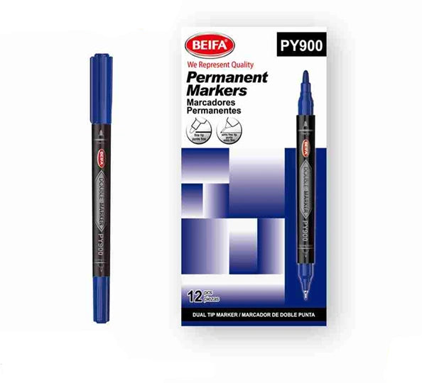 Beifa Dual-Tip Permanent Marker – PY900-01B7