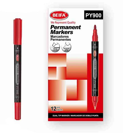 Beifa Dual-Tip Permanent Marker – PY900-01B7