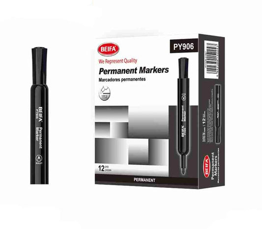 Beifa  Permanent Marker, Round Tip – PY906-02B7