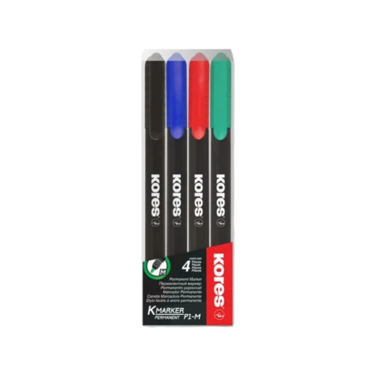 Kores K-Marker Fine M Set 4 Colors No.22140