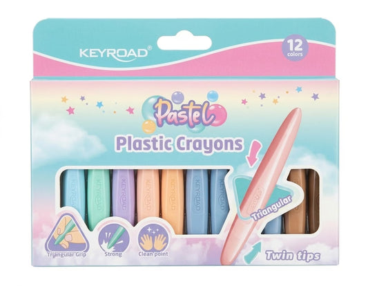 Keyroad double-Ended Pastel Wax Crayons - Model KR973343