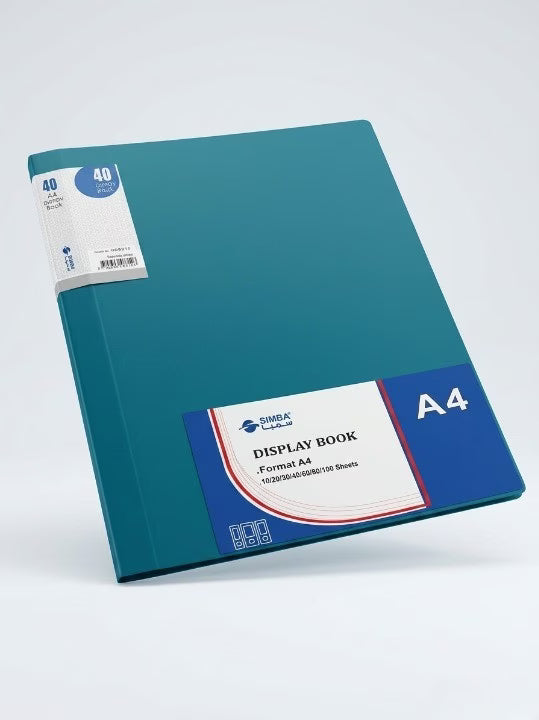 40 Pockets  Simba Document Holder Fuchsia A4 Model DB8514