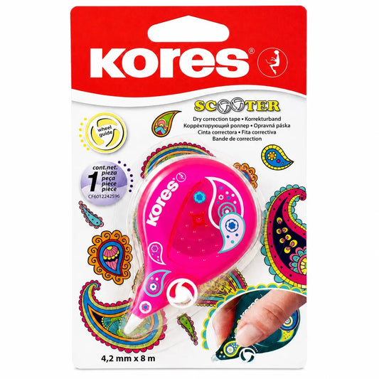 Kores Scooter Correction Tape 4.2 mm × 8 m