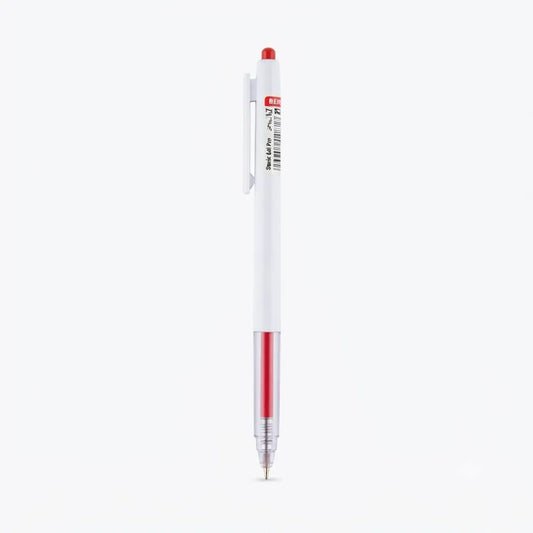 Beifa Semi-Gel Pen, Red, 0.7 mm, Model TB2-12B6