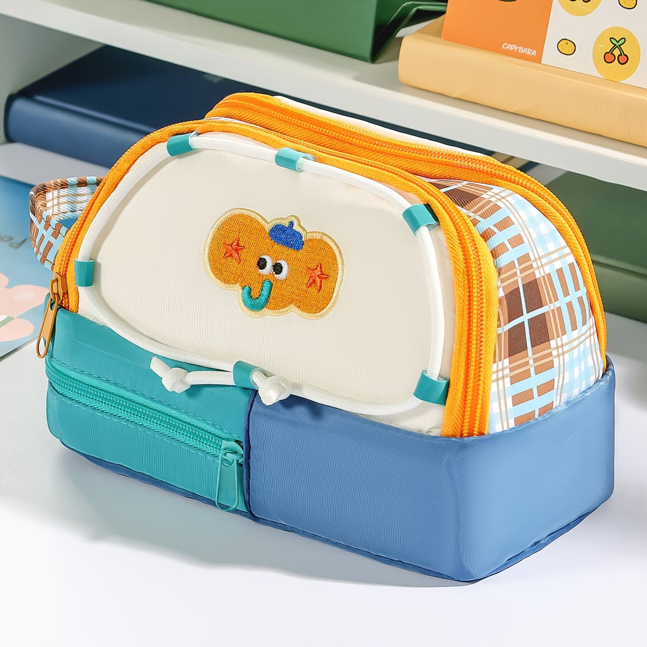 Large Capacity Double-Layer Pencil Case