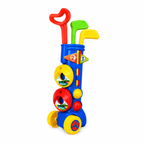Kids Golf Toy with Wheels Stand, Educational Sports Toy