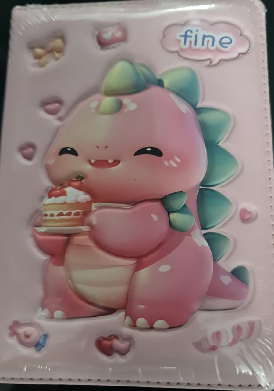 3D Squishy Notebook 17x12.5 cm - 132 Sheets