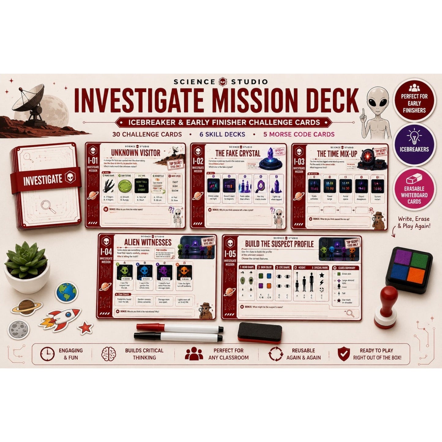 Icebreaker & Early Finisher Challenge Cards