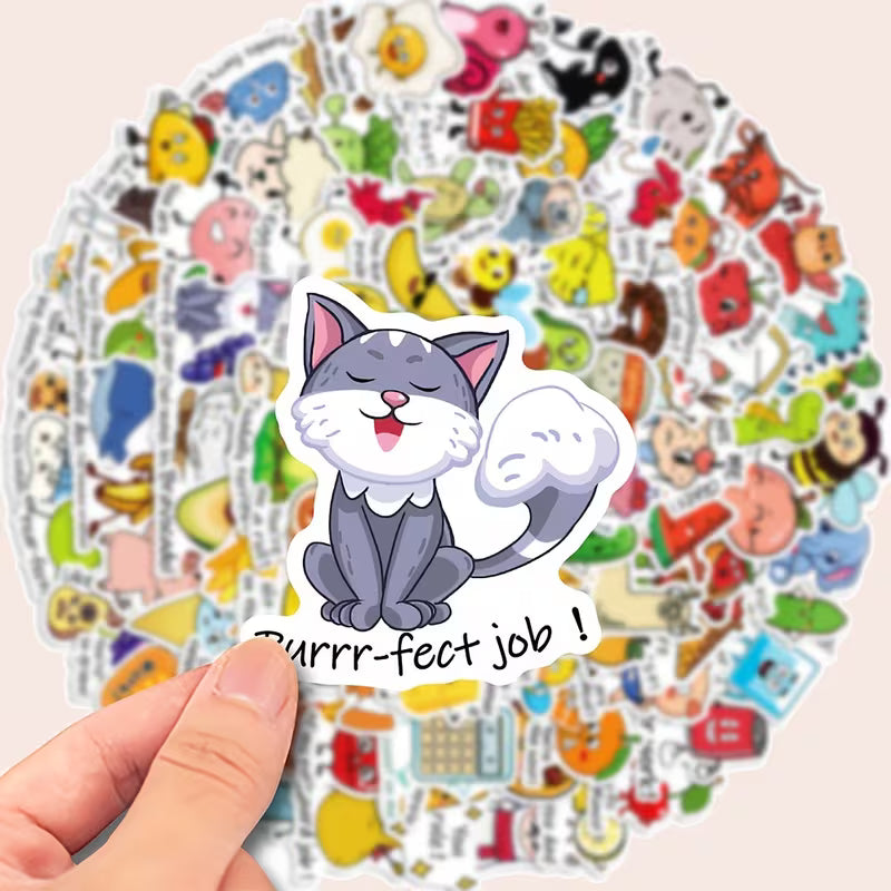 25 Vinyl Stickers | Graffiti And Encouragement Phrases