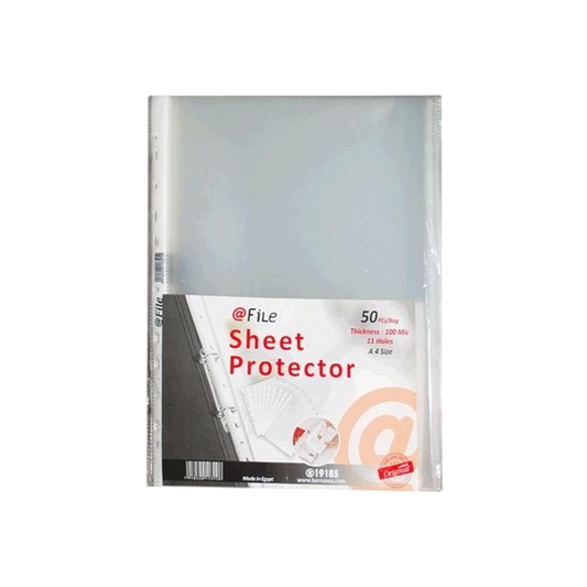 U-Shape File Protector, Transparent, A4