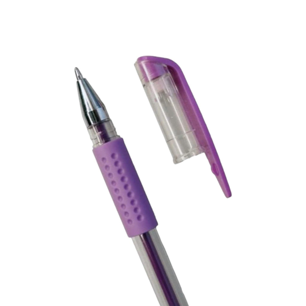 Kit 12 Gel Pens Neon and Pastel Colors