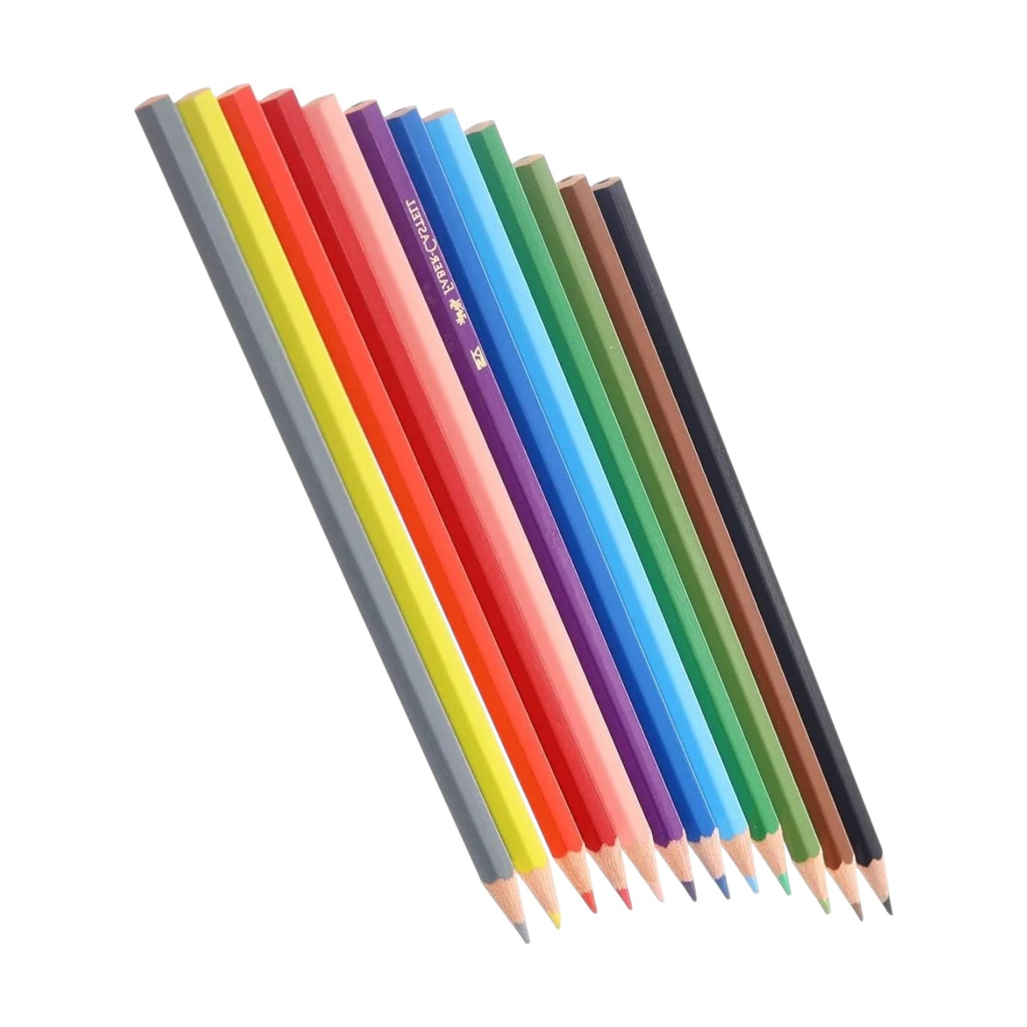 Faber-Castell Faber Castell Wood Long Buntstifte Color Pencils 12 Color Pencils