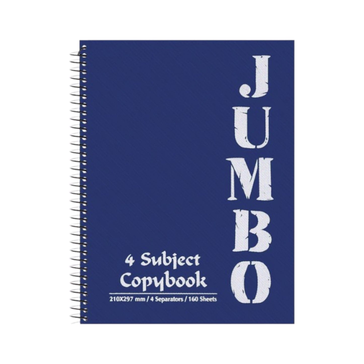 Mintra Jumbo Spiral Notebook 4 Subjects 160 Sheets A4