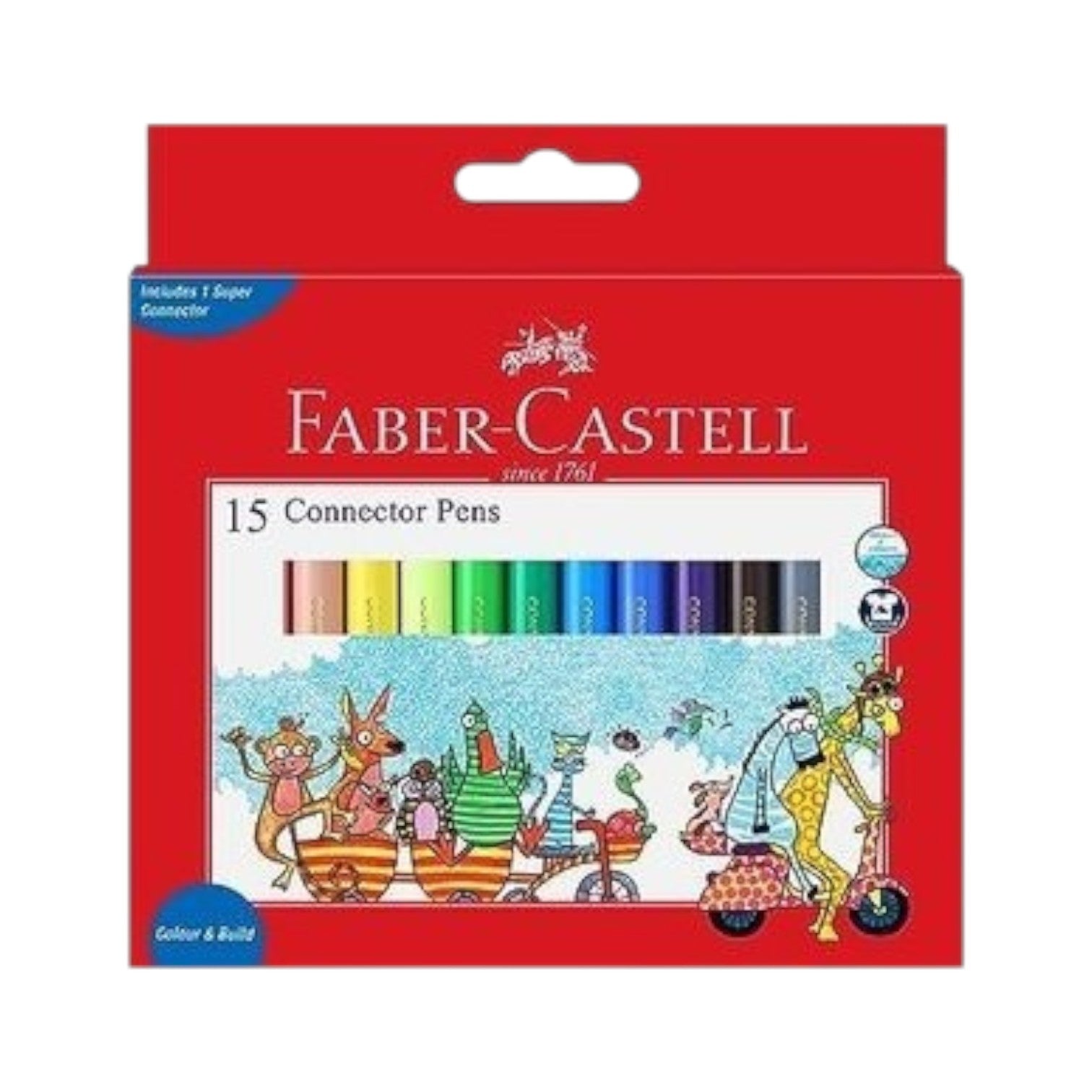 Faber-Castell Felt-Master Color Box, Set of 15 Colors – Elite ...