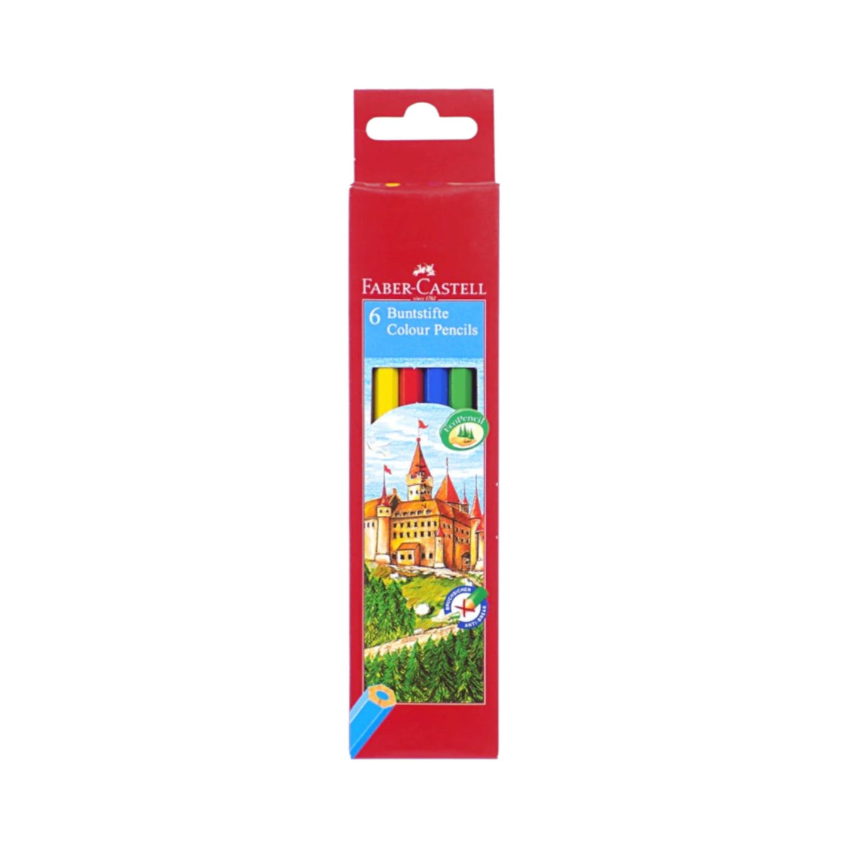 Faber-Castell Faber Castell Color Pencils, Pack of 6