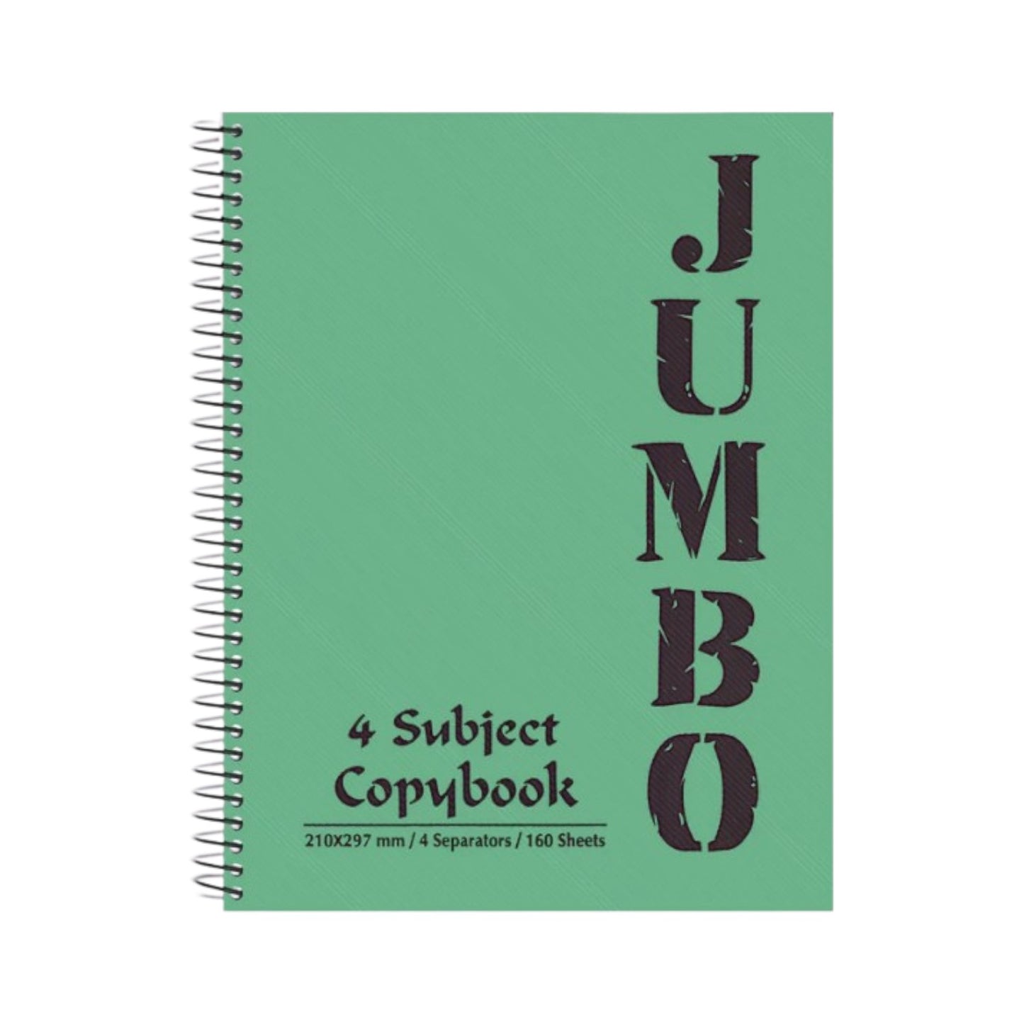 Mintra Jumbo Spiral Notebook 4 Subjects 160 Sheets A4