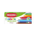 Fine Point Super washable Markers 6 Pcs Fibracolor