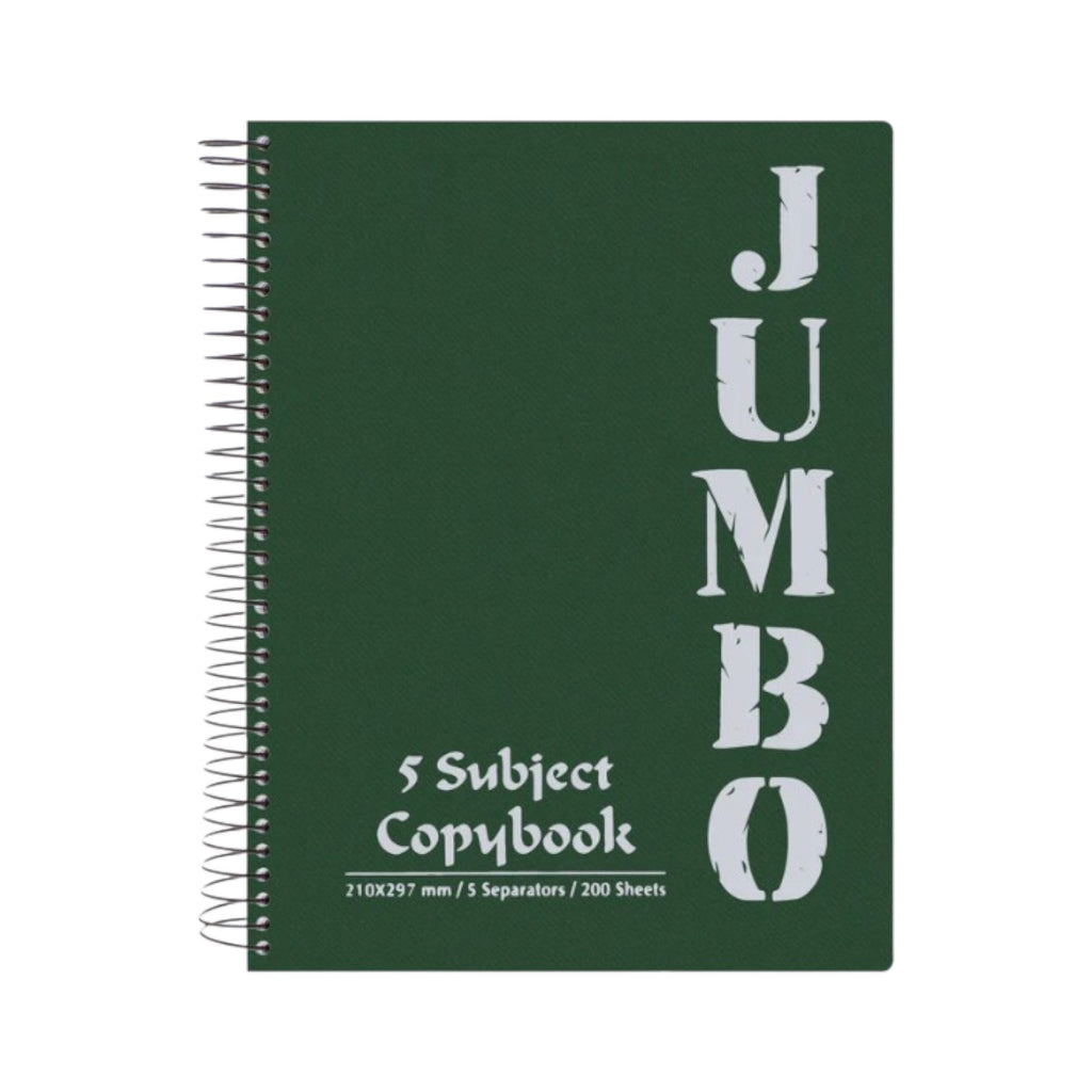 Mintra Jumbo Spiral Notebook 5 Subjects 200 Sheets A4