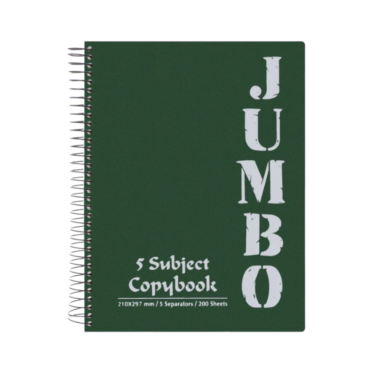 Mintra Jumbo Spiral Notebook 5 Subjects 200 Sheets A4
