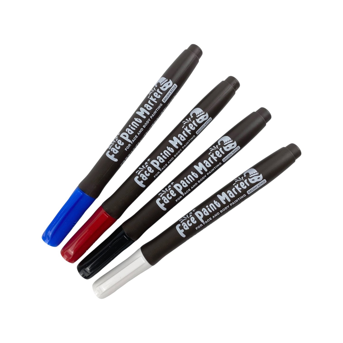 4 Color Face; Body Pen (Black, Blue, Red , White)