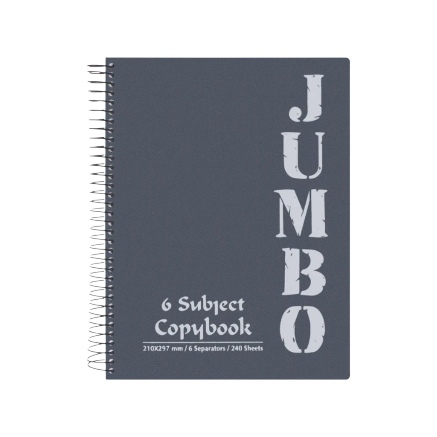 Mintra Jumbo Spiral Notebook 6 Subjects 240 Sheets A4