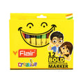 Wax Crayons Pack 12 Color 57 ml - Flair FA8001