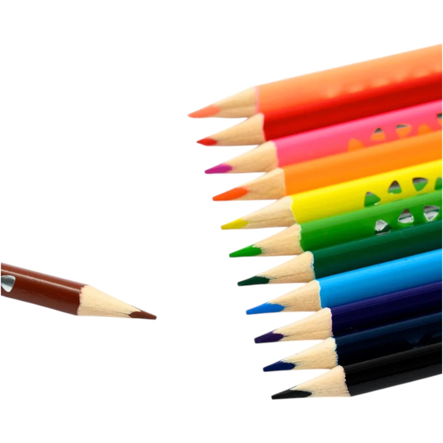 Yalong Yl-221035-12 Colored Pencil 12 Bright Colors