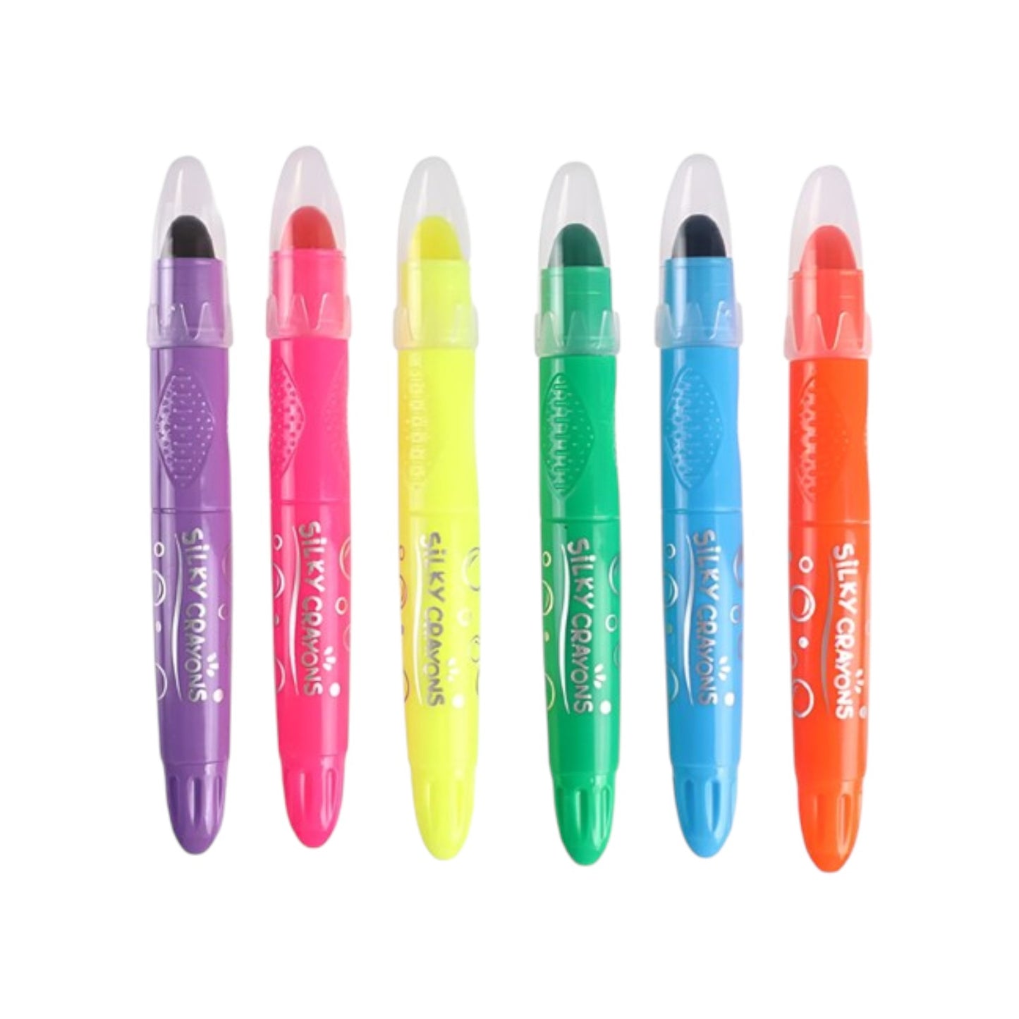 Keyroad Set 6 Neon Silky Crayon Water Soluble