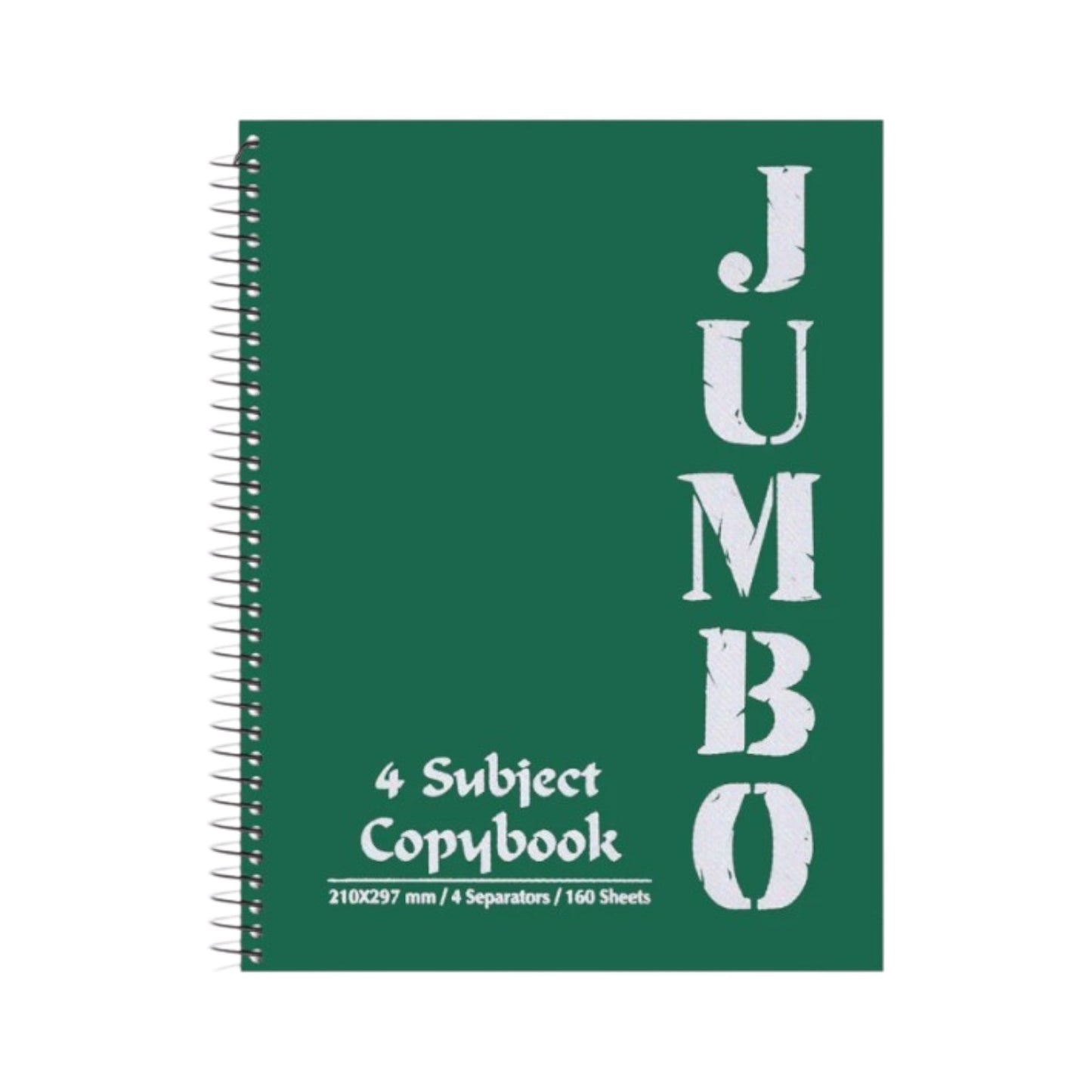 Mintra Jumbo Spiral Notebook 4 Subjects 160 Sheets A4