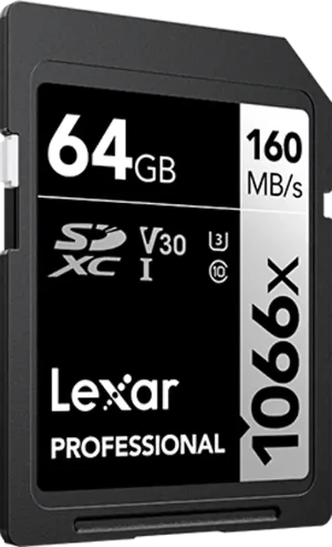 Lexar Professional Memory Card, 64GB