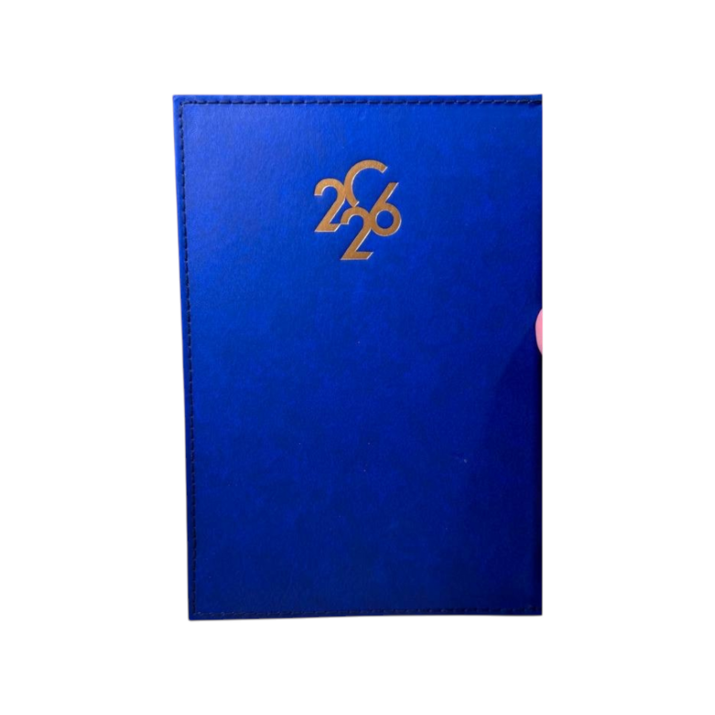 Agenda 2026, 2-Colors Quarter-Size Leather, Large - ELSAHHAR