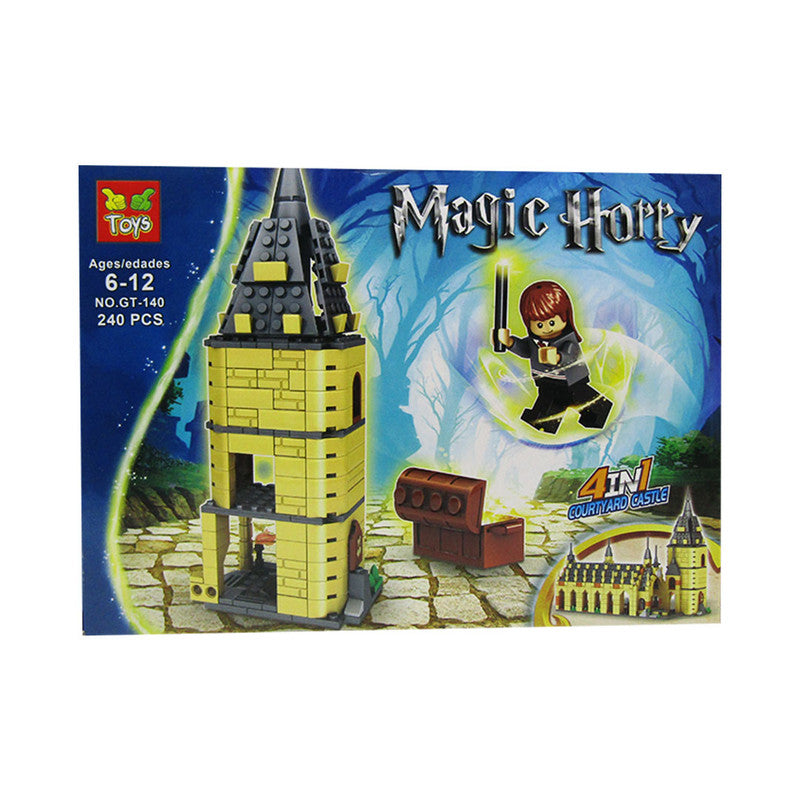 Magic Horry – 4In1 Courtyard Castle Building Blocks – 240 Pcs