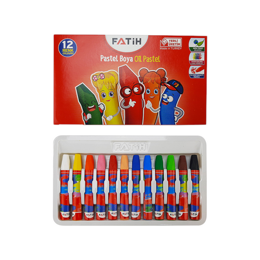Fatih 34012 oil pastels – Set of 12 colors