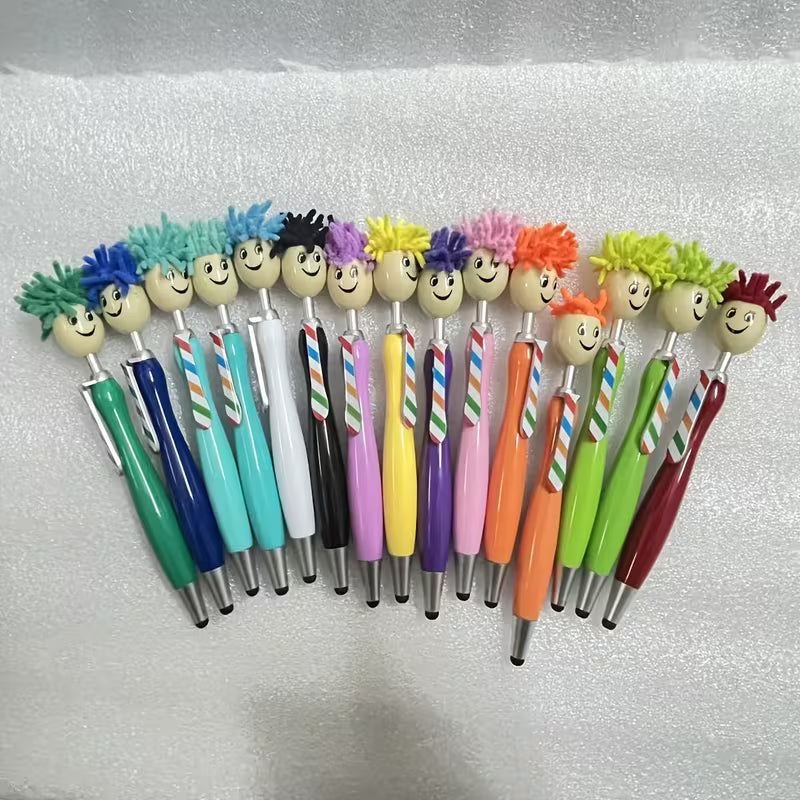 Retractable Fine Writing Tools. Made of plastic Featuring a Round Plastic Body - 1 Pen