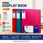10 Pockets Simba Display Book A4