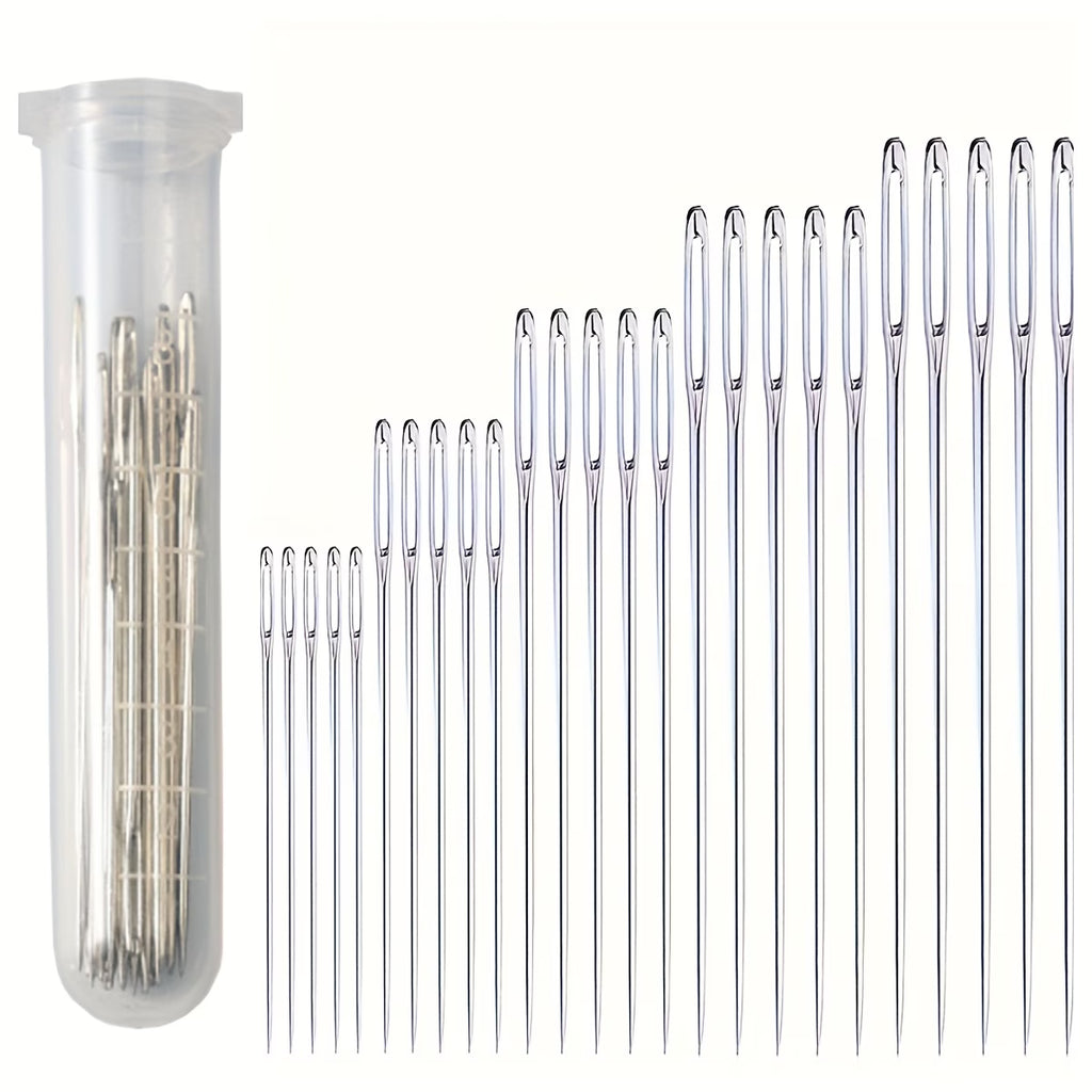 25 Big Eyes Hand Sewing Needle, Sewing Needle Big Eyes