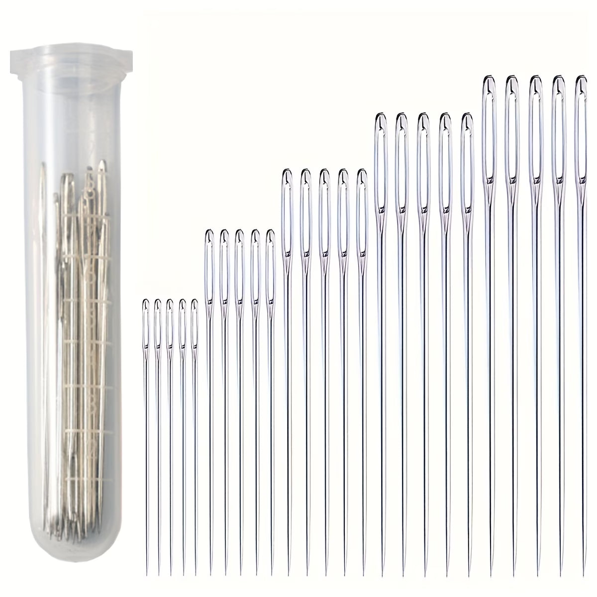 25 Big Eyes Hand Sewing Needle, Sewing Needle Big Eyes