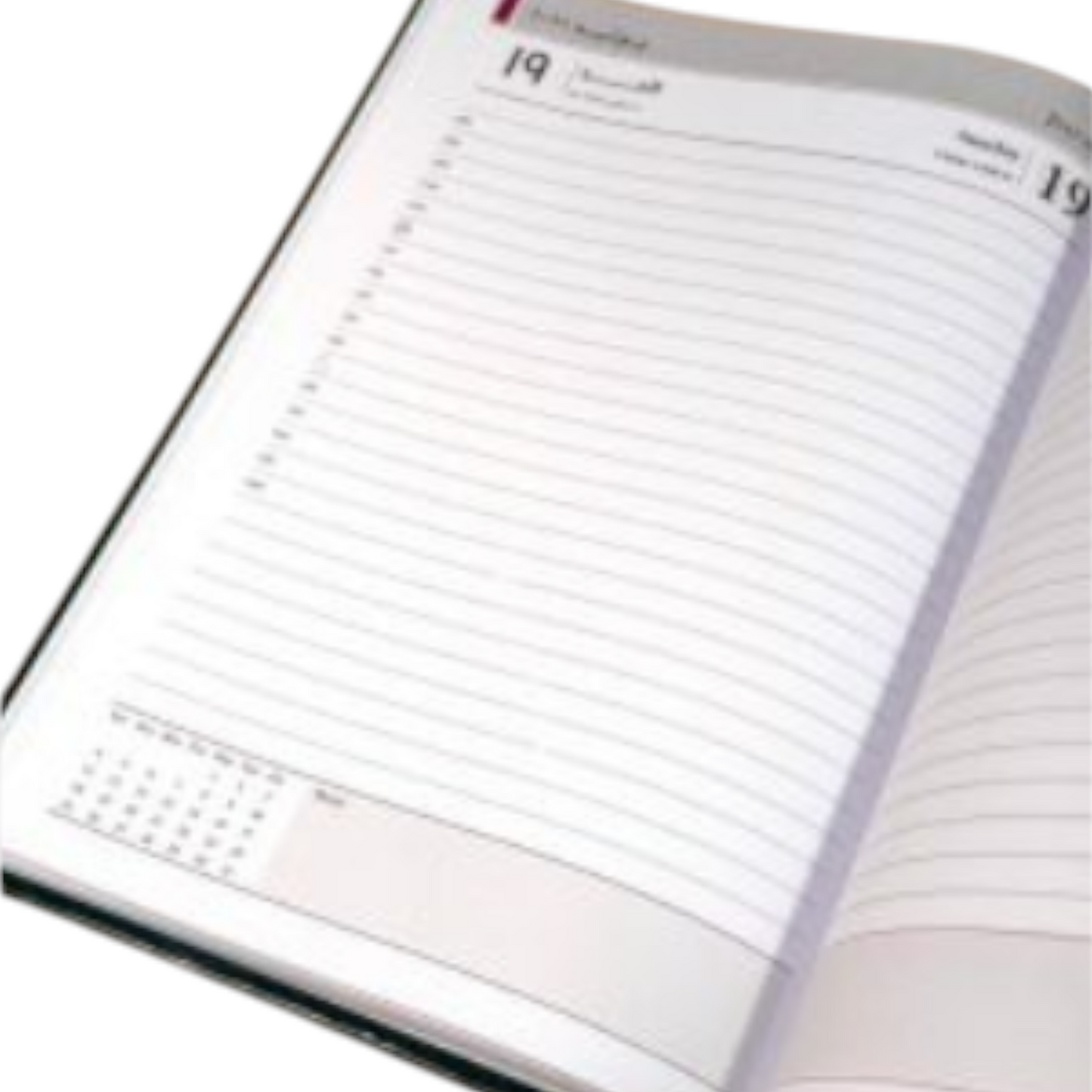 Agenda 2026, 2-Colors Quarter-Size Leather, Large - ELSAHHAR