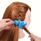2pcs DIY Sponge Hair Styling Tool, Quick Bun Maker for Braiding, Stylist Curling Wrench Accessories