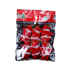 Set of 6, Retro Style: Mini Santa Claus Collection in Red Velvet