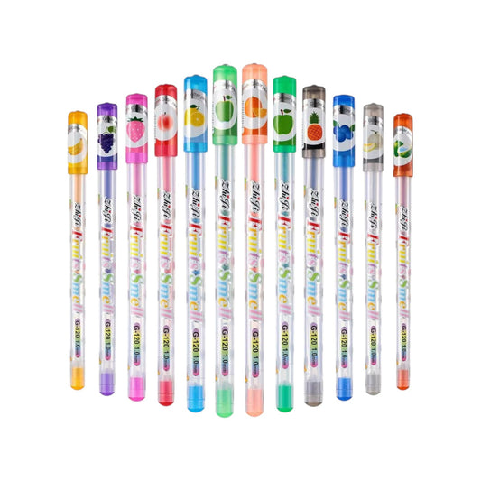 12-Color Colorful Scented Glitter Gel Pen Set