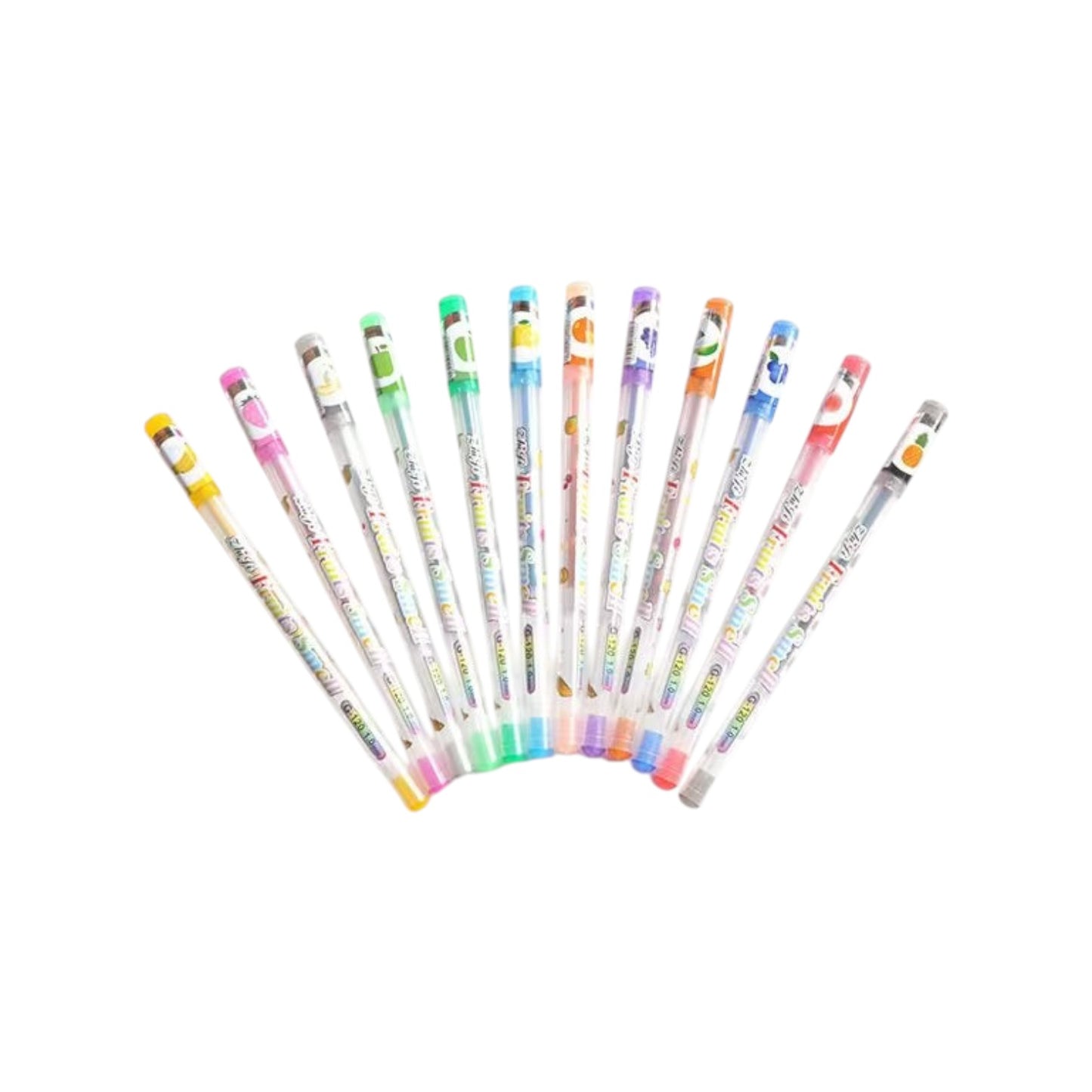 12-Color Colorful Scented Glitter Gel Pen Set